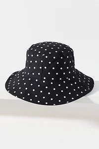 By Anthropologie Polka Dot Bucket Hat