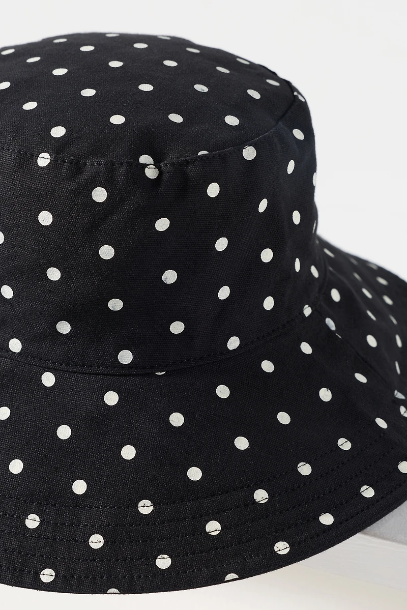 By Anthropologie Polka Dot Bucket Hat