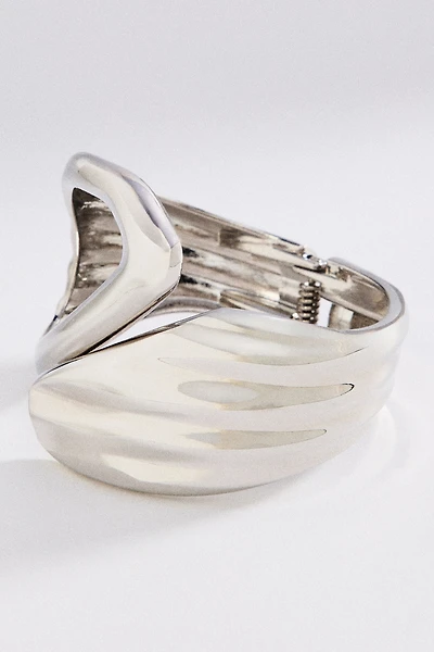 Textured Coil Cuff Bracelet