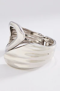 Textured Coil Cuff Bracelet