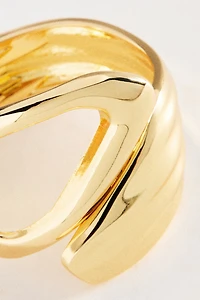 Textured Coil Cuff Bracelet