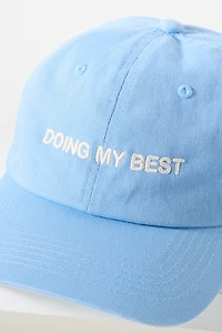 Intentionally Blank Doing My Best Baseball Cap