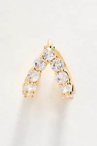 Split Huggie Hoop Earrings