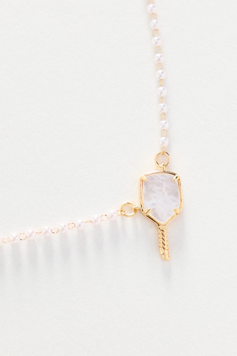 Pearl Icon Charm Necklace