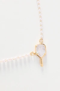 Pearl Icon Charm Necklace