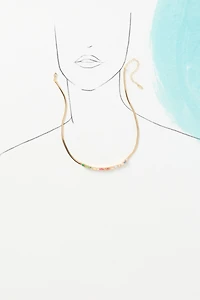 Threaded Pearls Layering Necklace