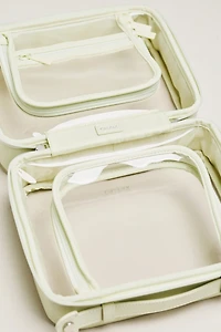 CALPAK Medium Clear Cosmetics Case
