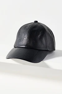 Wyeth Hailey Faux Leather Baseball Cap