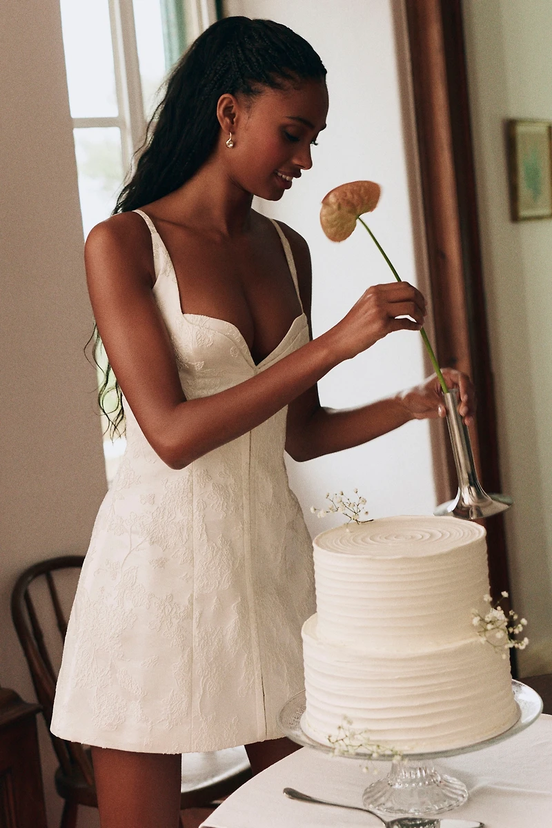 Mare Structured Corset Mini Dress