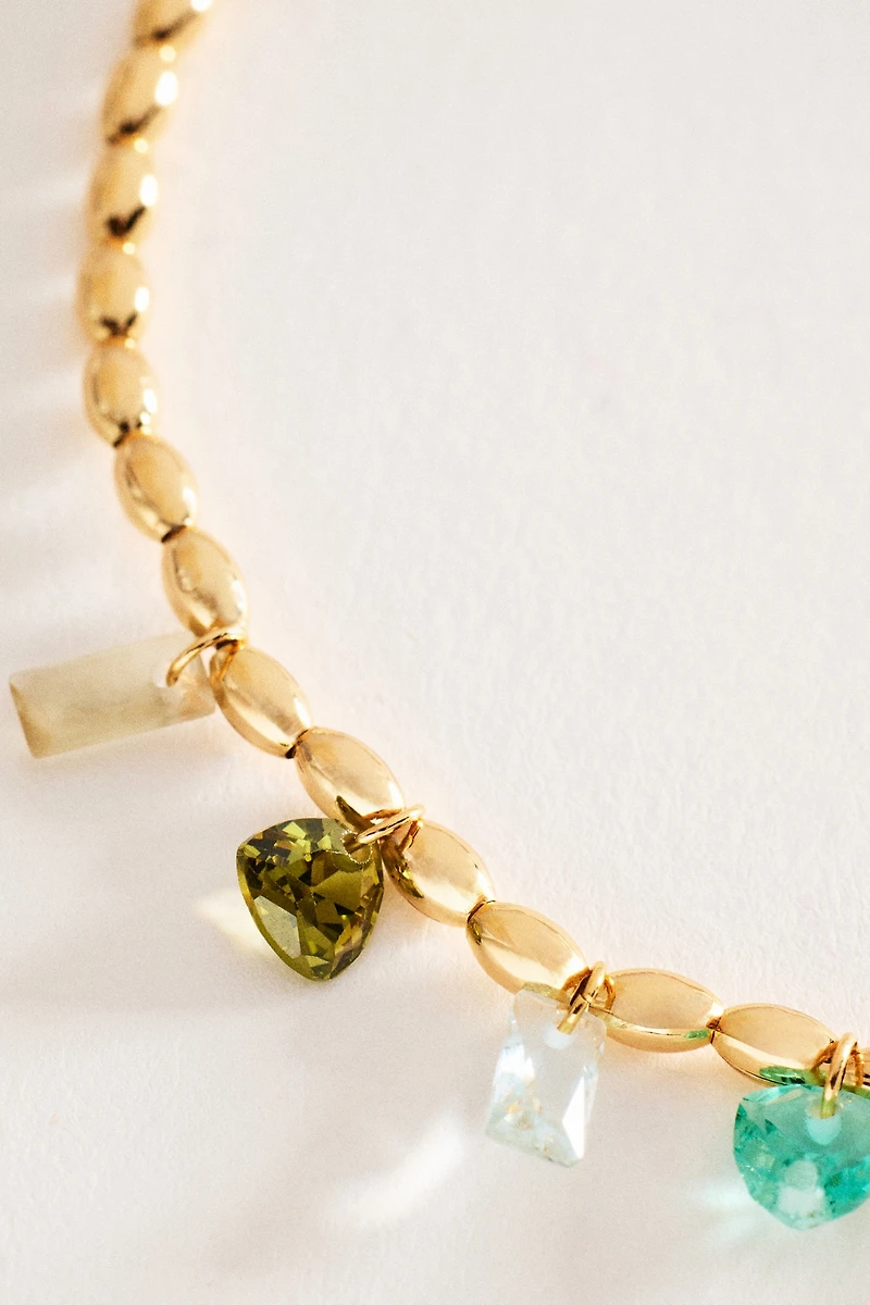 Beaded Crystal Stretch Bracelet