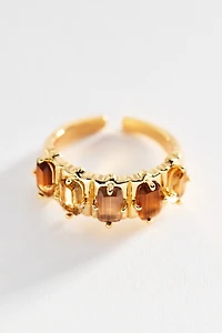 Crystal Baguette Ring