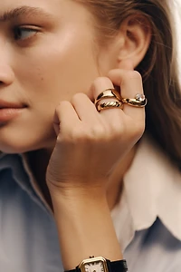 By Anthropologie Perched Crystal Ring