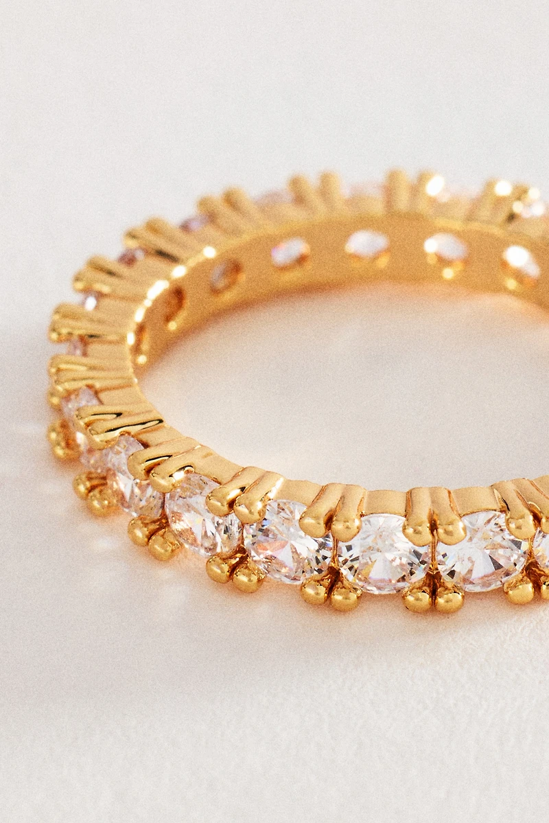 Rainbow Crystal Ring