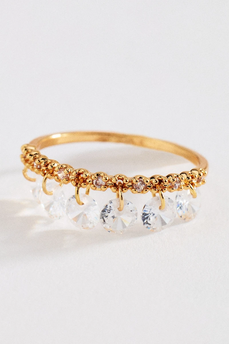 Floating Crystal Ring
