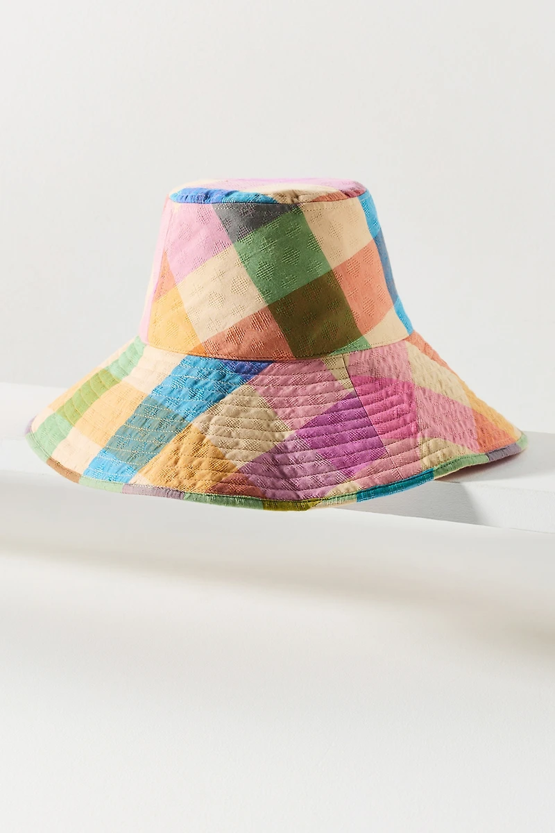Sunshine Tienda Rainbow Plaid Bucket Hat