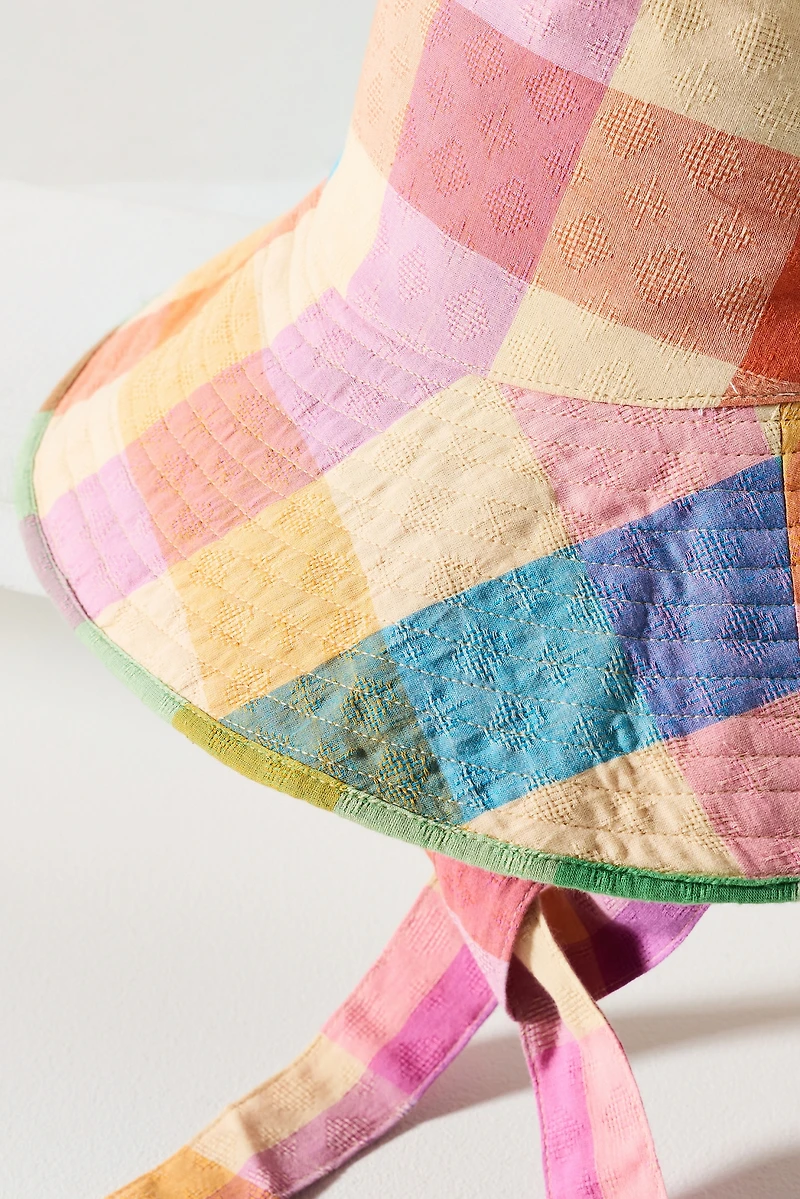 Sunshine Tienda Rainbow Plaid Bucket Hat