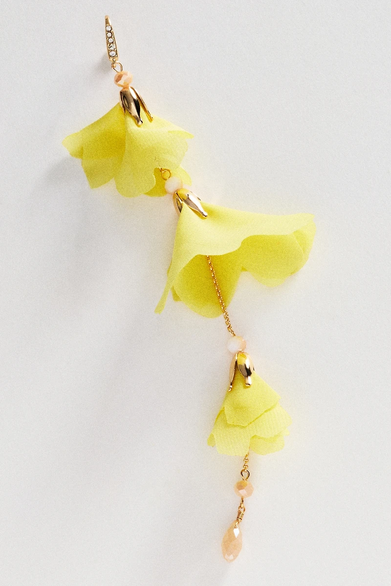 By Anthropologie Cascading Floral Drop Earrings