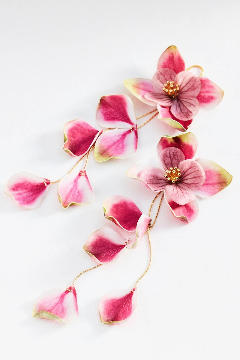 By Anthropologie Petal Drop Earrings