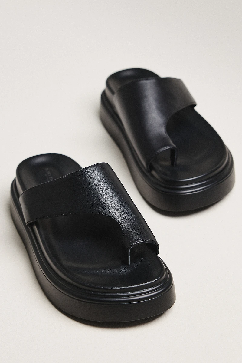 Tony Bianco Jazzy Toe Loop Slip-On Sandals