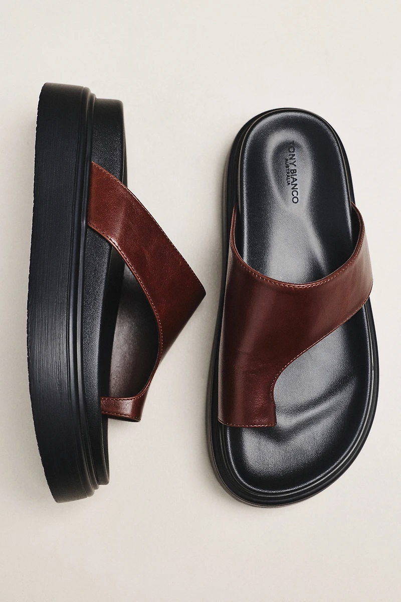 Tony Bianco Jazzy Toe Loop Slip-On Sandals
