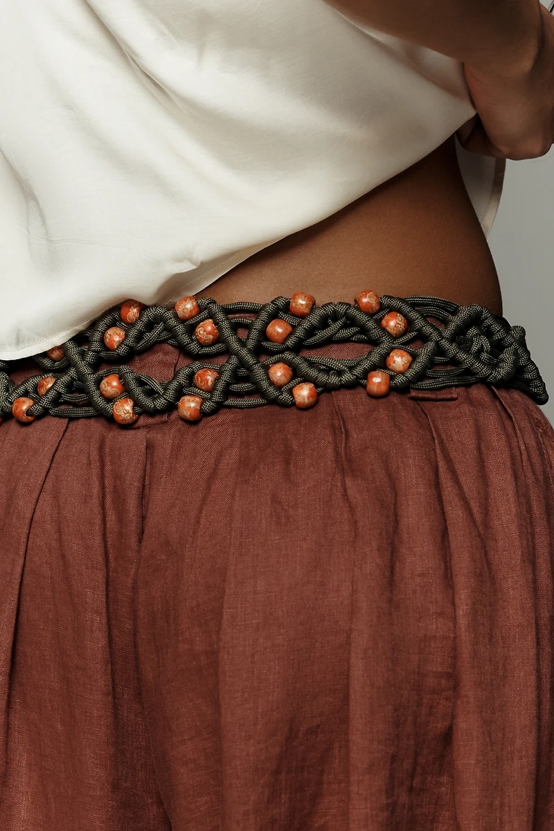 Woven Beaded Belt