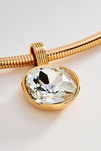 Crystal Pendant Statement Necklace