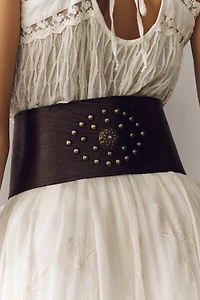 Z & L Kahala Wide Studded Belt