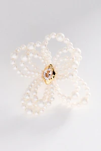 Chunky Floral Pearl Earrings