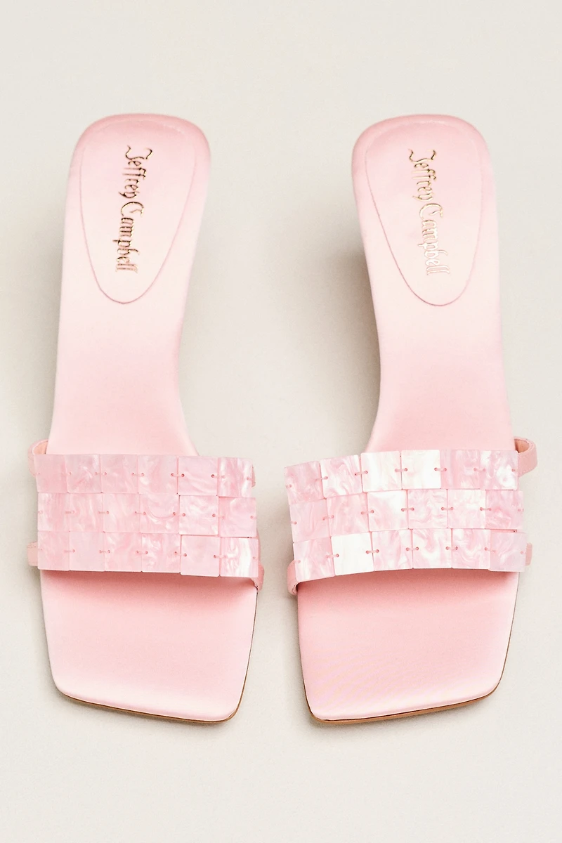 Jeffrey Campbell Abalone-Inspired Square Toe Heels