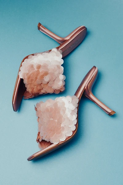Jeffrey Campbell Bailar Open Toe Slip On Heels