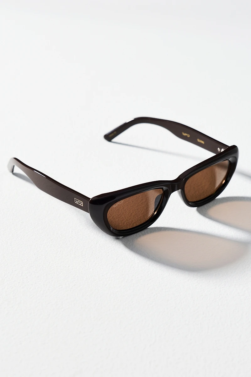 WMP Eyewear Quinn Slim Rectangle Sunglasses