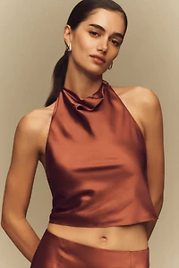 Reformation Sera 100% Silk Top and Skirt Set