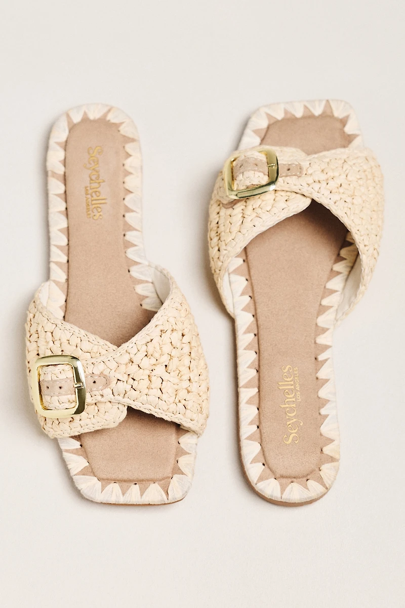 Seychelles Morning Brunch Buckle Slide Sandals
