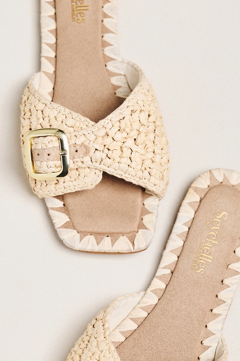Seychelles Morning Brunch Buckle Slide Sandals