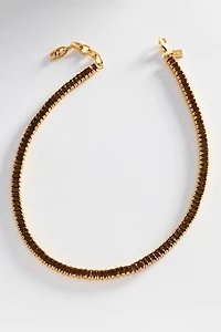 Crystal Haze Baguette Necklace
