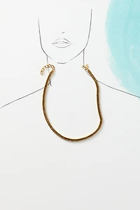 Crystal Haze Baguette Necklace
