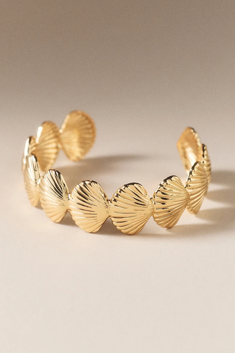 Panacea Shell Motif Cuff Bracelet