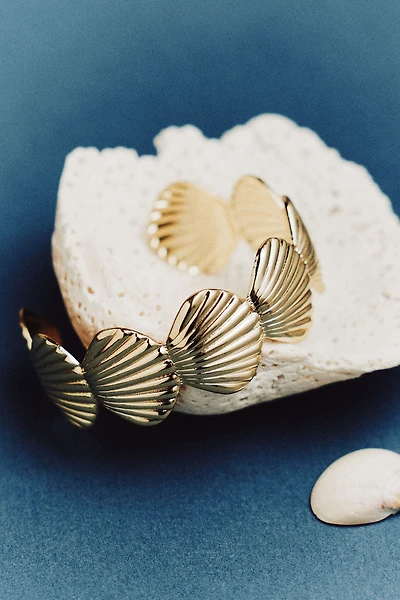 Panacea Shell Motif Cuff Bracelet