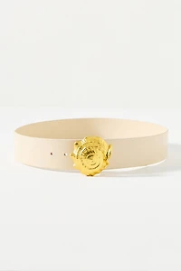 By Anthropologie Seashell Buckle Belt