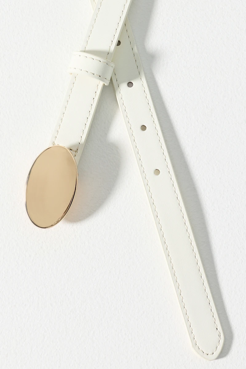 Skinny Oval Hardware Belt