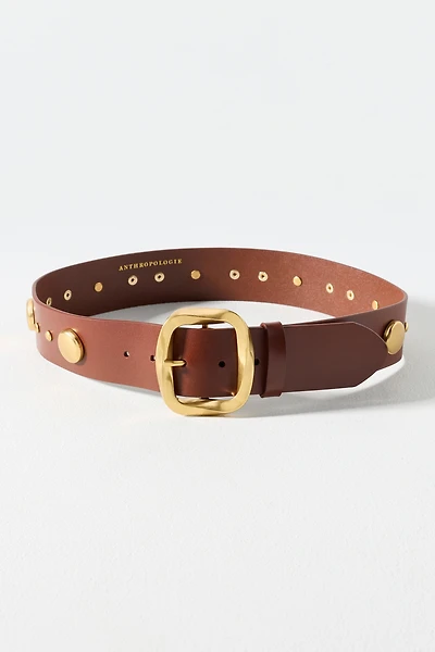Studded Wrapped Buckle Belt