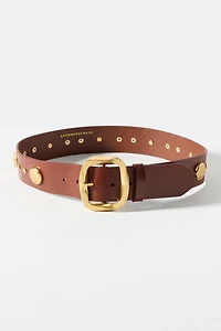 Studded Wrapped Buckle Belt