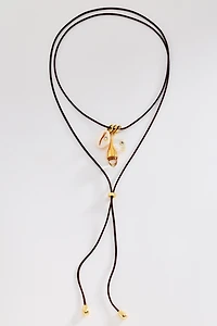 Eliou Marea Charm Wrap Lariat Necklace