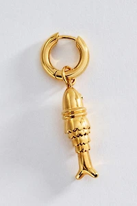 Eliou Costa Charm Huggie Hoop Earrings