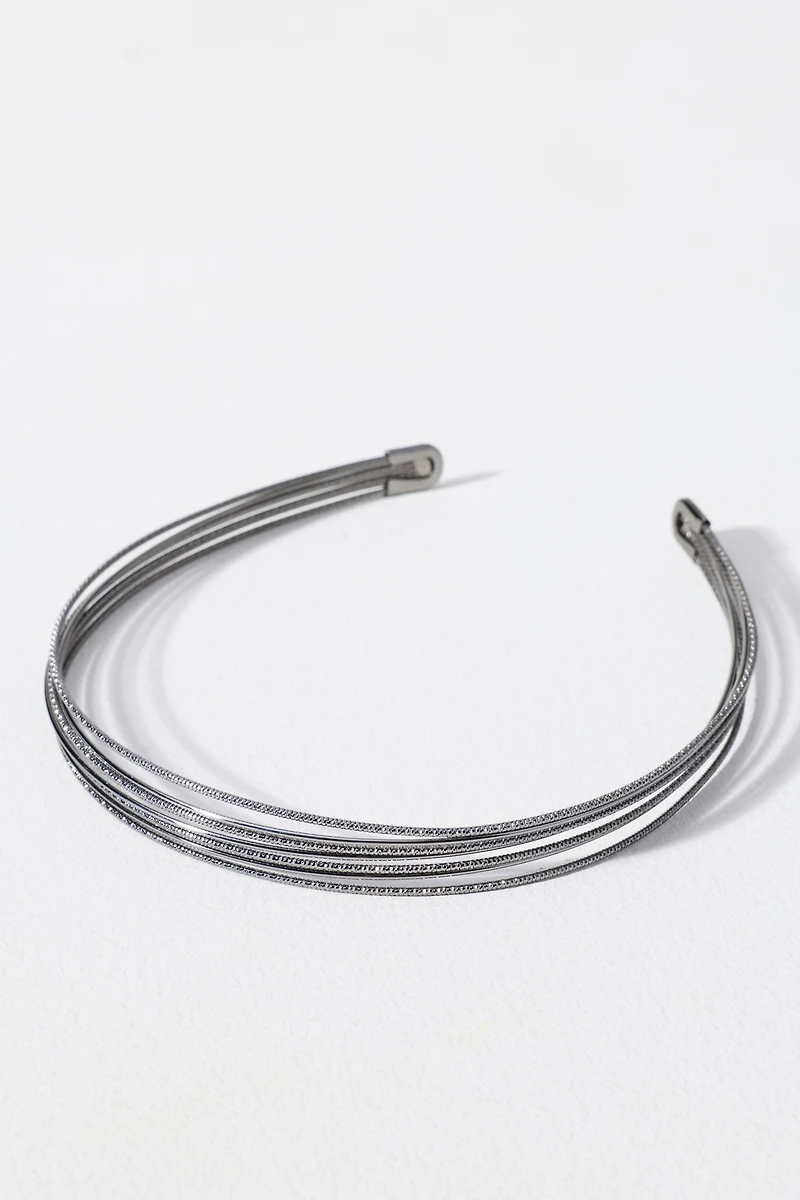 By Anthropologie Stacked Wire Headband