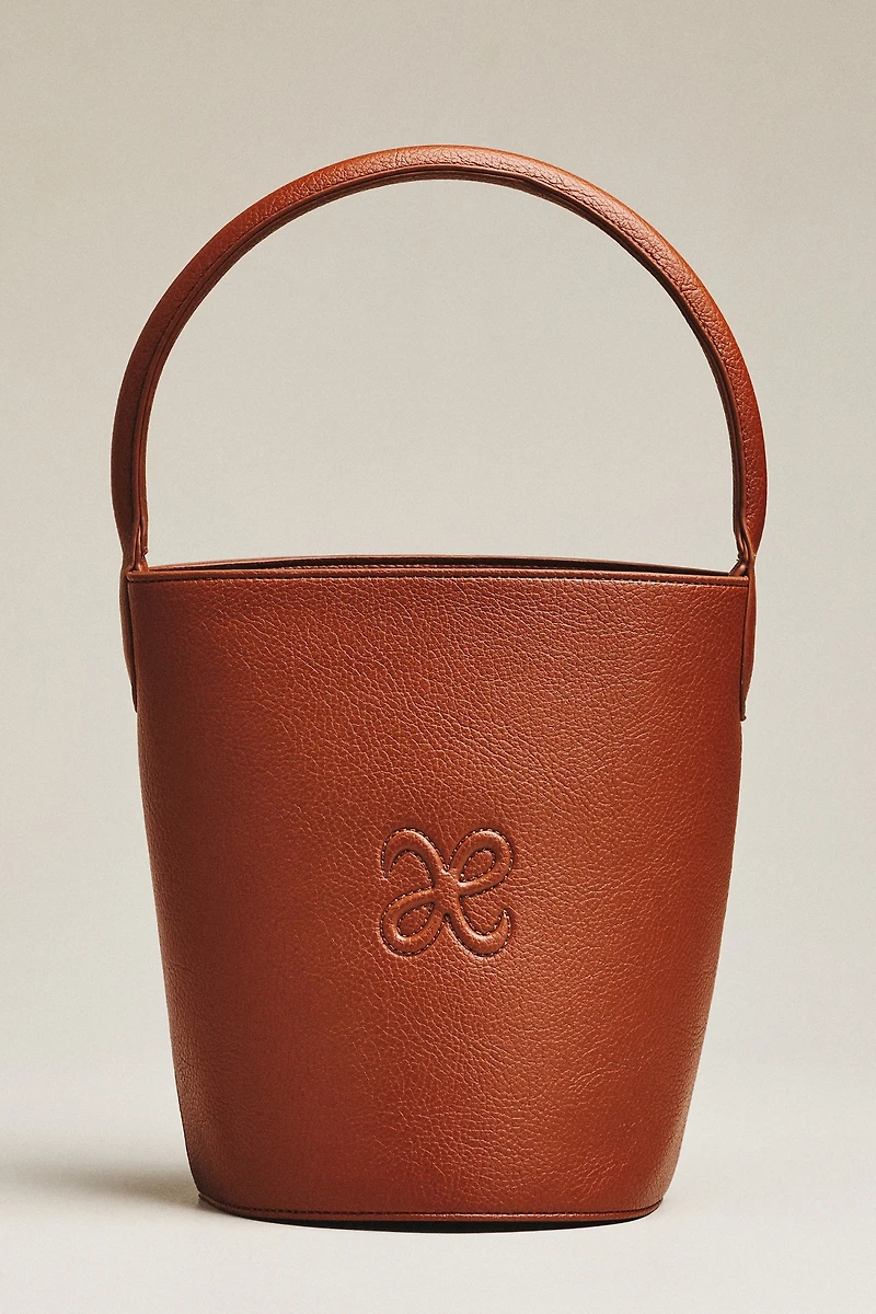 Maeve Faux Leather Bucket Bag