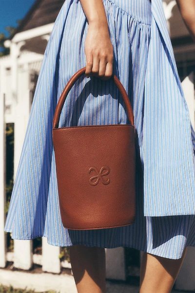 Maeve Faux Leather Bucket Bag
