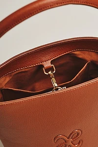 Maeve Faux Leather Bucket Bag