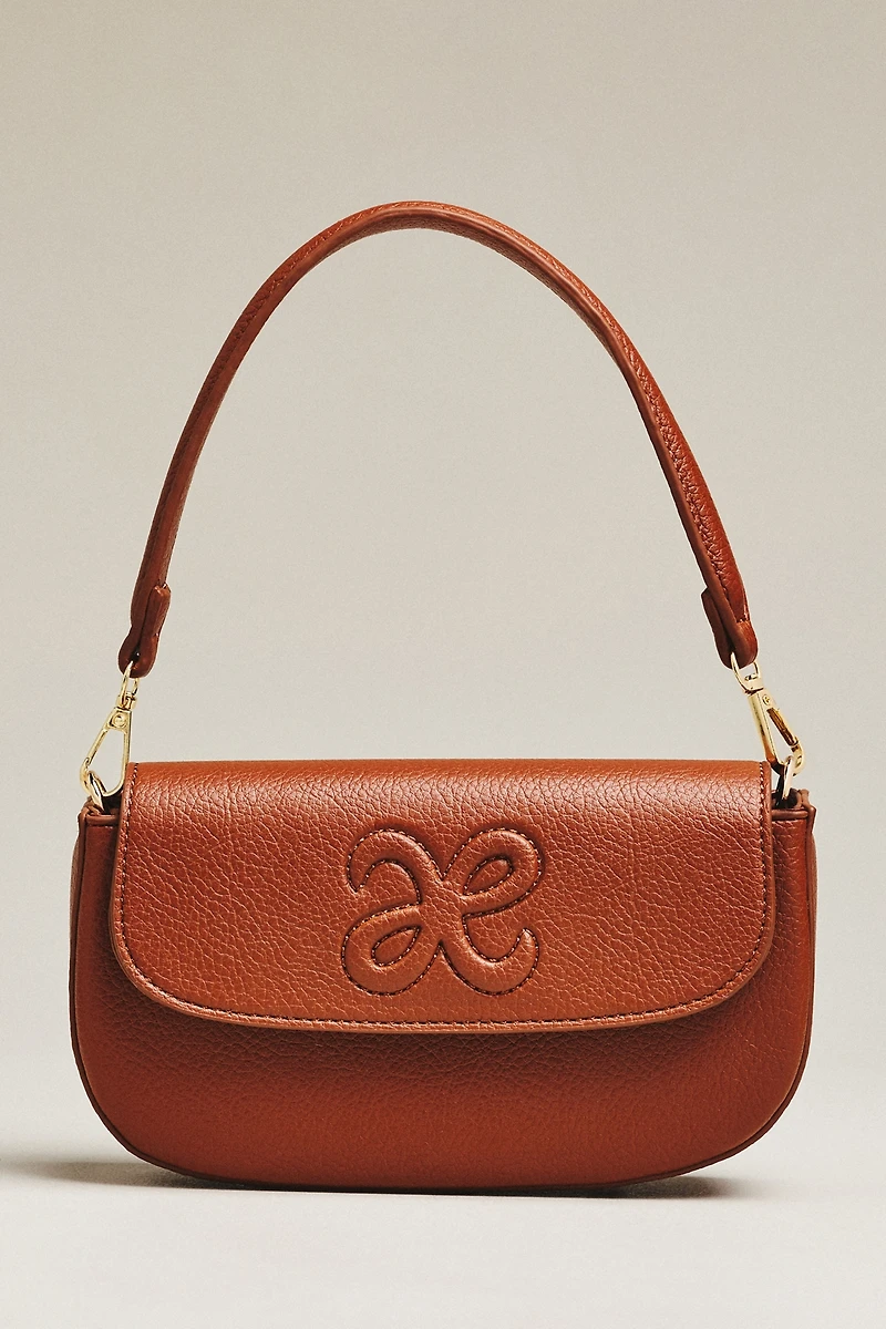 Maeve Embossed Shoulder Bag