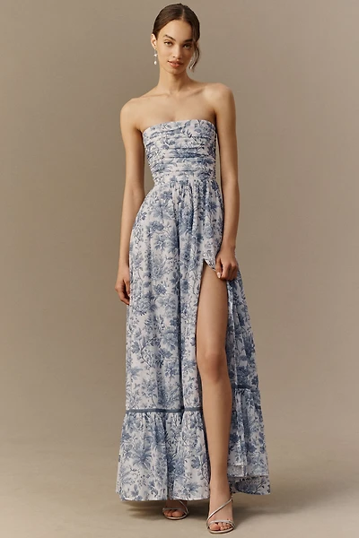 V. Chapman Regina Strapless Maxi Dress